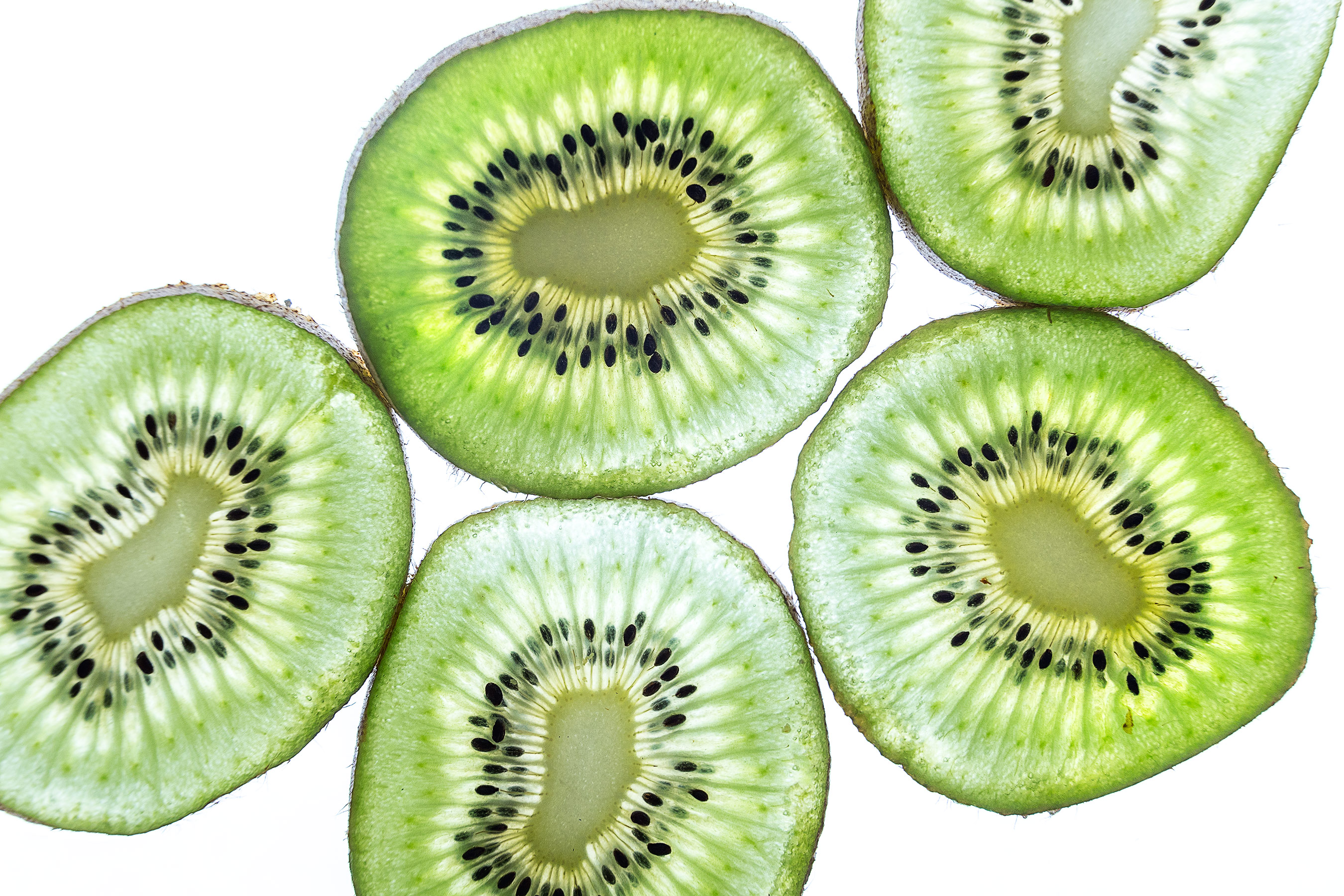 Glanger Photography | 5 backlit slices of Kiwi