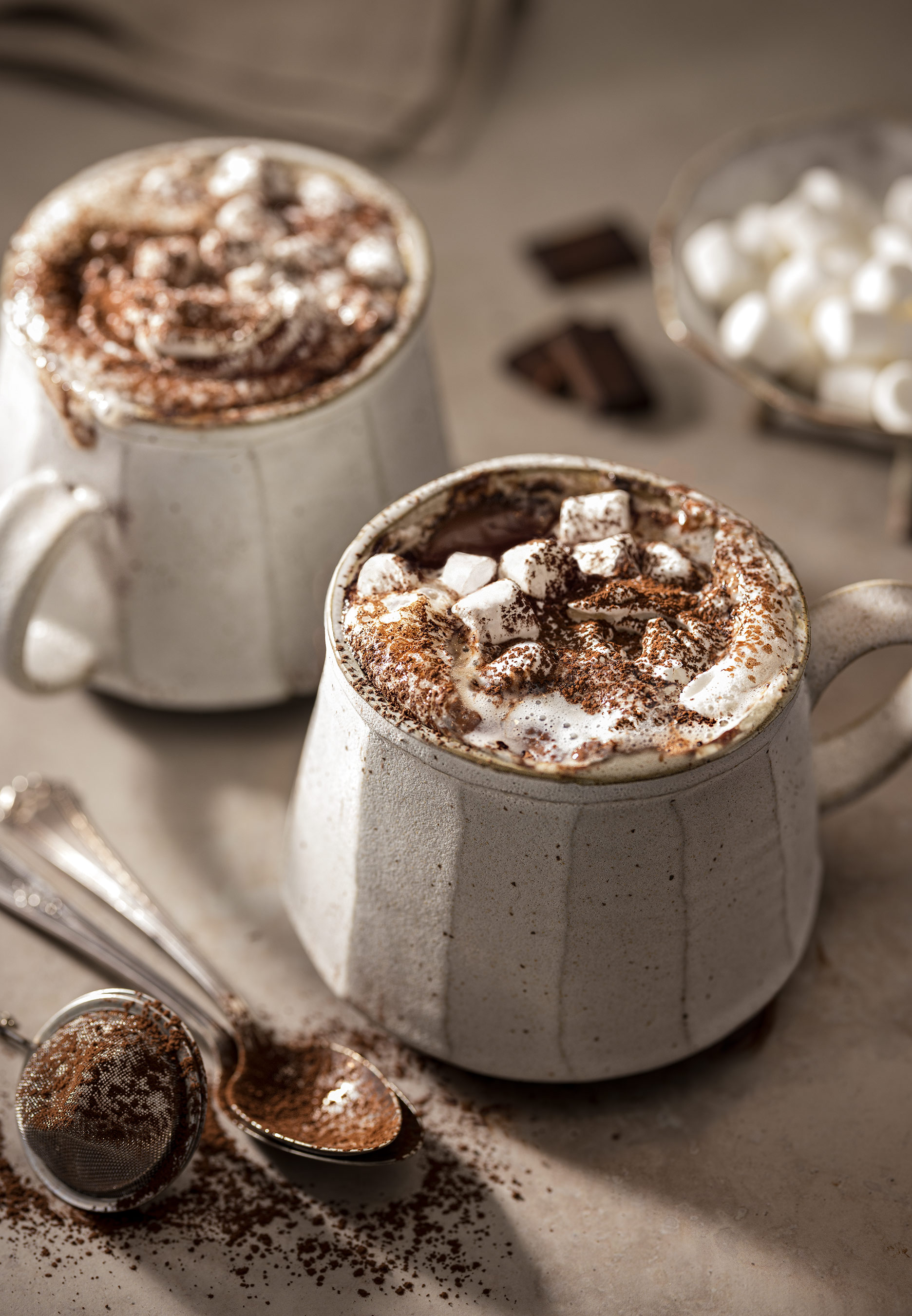Glanger Photography | marshmallow cinnamon hot chocolate Dallas Texas