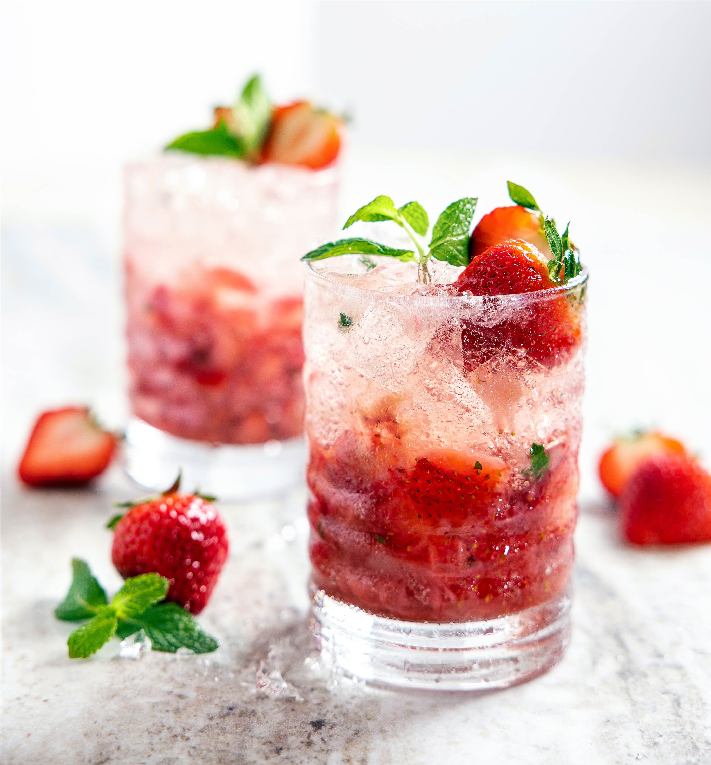 Glanger Photography | Dallas Texas Strawberry Cocktail 